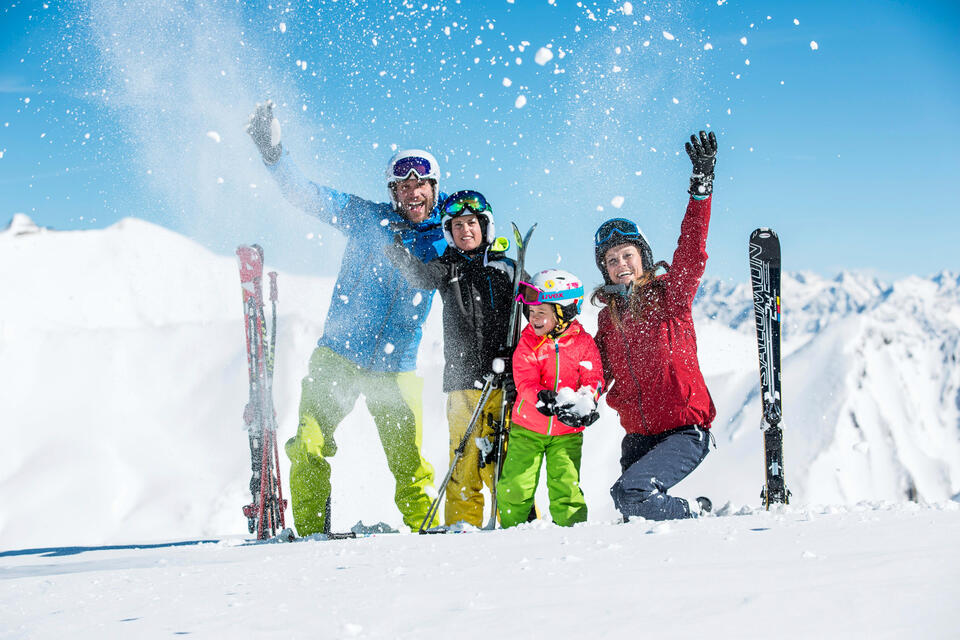 skiing region serfaus tyrol family vacation