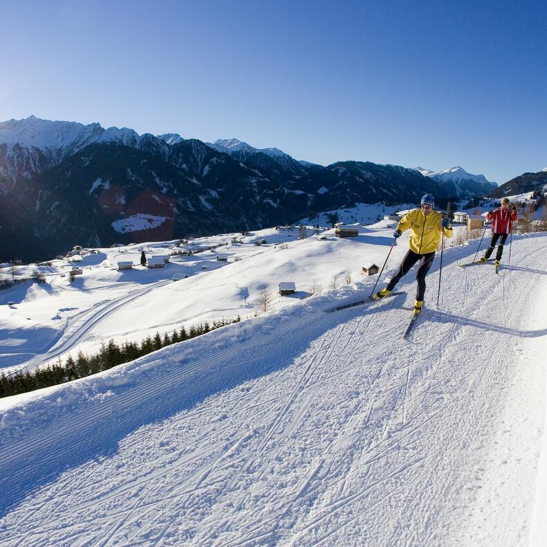 cross-country skiing serfaus holiday